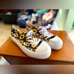 Sunflower platform sneakers